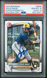 JESUS MADE SIGNED 2025 BOWMAN PAPER 1ST ROOKIE RC GEM MINT PSA 10 AUTO 10