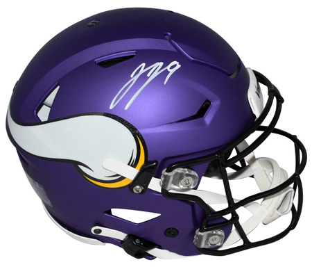 ADRIAN PETERSON SIGNED MINNESOTA VIKINGS AUTHENTIC SPEEDFLEX HELMET BECKETT