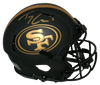 TREY LANCE SIGNED SAN FRANCISCO 49ERS ECLIPSE AUTHENTIC SPEED HELMET BECKETT
