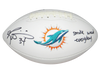 RICKY WILLIAMS SIGNED MIAMI DOLPHINS LOGO FOOTBALL W/ SMOKE WEED EVERYDAY