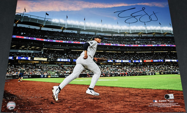GEORGE LOMBARD JR SIGNED NEW YORK YANKEES MLB DEBUT 16x20 PHOTO BECKETT