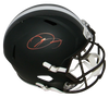 ODELL BECKHAM JR SIGNED CLEVELAND BROWNS FLAT BLACK FULL SIZE SPEED HELMET JSA