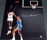 ELVIN HAYES AUTOGRAPHED HOUSTON COUGARS VS UCLA 16x20 PHOTO