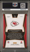 PATRICK MAHOMES SIGNED 2017 PANINI SELECT ROOKIE #103 RC PSA 8 AUTO 10