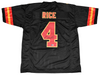RASHEE RICE SIGNED AUTOGRAPHED KANSAS CITY CHIEFS #4 BLACK JERSEY BECKETT