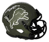 AMON-RA ST BROWN SIGNED DETROIT LIONS SALUTE TO SERVICE MINI HELMET BECKETT