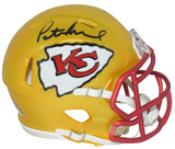 PATRICK MAHOMES SIGNED KANSAS CITY CHIEFS BLAZE SPEED MINI HELMET JSA