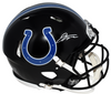 JONATHAN TAYLOR SIGNED INDIANAPOLIS COLTS BLACK AUTHENTIC SPEED HELMET BECKETT