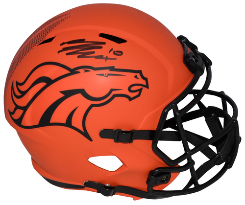 BO NIX AUTOGRAPHED DENVER BRONCOS RAVE FULL SIZE SPEED HELMET BECKETT