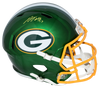 DAVANTE ADAMS SIGNED GREEN BAY PACKERS FLASH FULL SIZE SPEED HELMET BECKETT