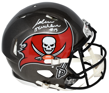 ERIC DICKERSON SIGNED SMU MUSTANGS RED CHROME AUTHENTIC HELMET W/ PONY EXPRESS