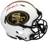 DEEBO SAMUEL SIGNED SAN FRANCISCO 49ERS LUNAR AUTHENTIC SPEED HELMET BECKETT