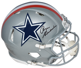 ROGER STAUBACH SIGNED DALLAS COWBOYS 1976 SPEED AUTHENTIC HELMET BECKETT
