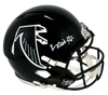 KYLE PITTS AUTOGRAPHED SIGNED ATLANTA FALCONS T/B AUTHENTIC SPEED HELMET BECKETT