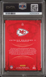 PATRICK MAHOMES SIGNED 2017 PANINI CROWN ROYALE ROOKIE RC #84 AUTO PSA 9