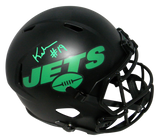 KEYSHAWN JOHNSON SIGNED NEW YORK JETS ECLIPSE FULL SIZE SPEED HELMET JSA