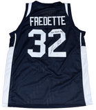 JIMMER FREDETTE AUTOGRAPHED BYU COUGARS #32 NAVY JERSEY W/ 2011 NCAA POY