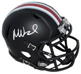 MIKE VRABEL AUTOGRAPHED OHIO STATE BUCKEYES BLACK SPEED MINI HELMET JSA