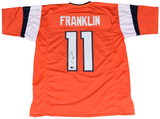 TROY FRANKLIN AUTOGRAPHED DENVER BRONCOS #11 ORANGE JERSEY BECKETT