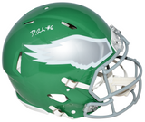 DEVONTA SMITH SIGNED PHILADELPHIA EAGLES KELLY GREEN AUTHENTIC SPEED HELMET
