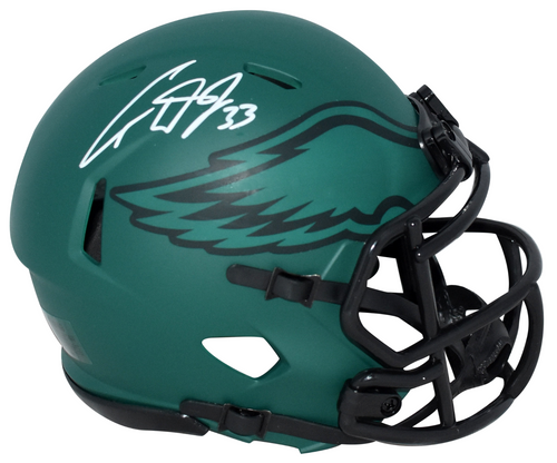 COOPER DEJEAN SIGNED PHILADELPHIA EAGLES RAVE SPEED MINI HELMET FANATICS