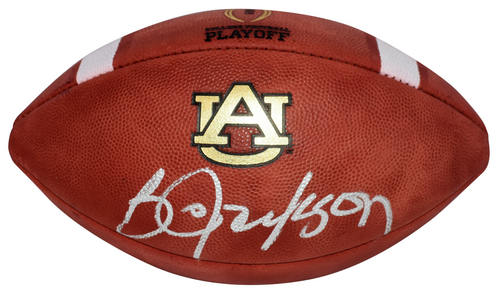 BO JACKSON AUTOGRAPHED AUBURN TIGERS OFFICIAL WILSON NCAA FOOTBALL GTSM