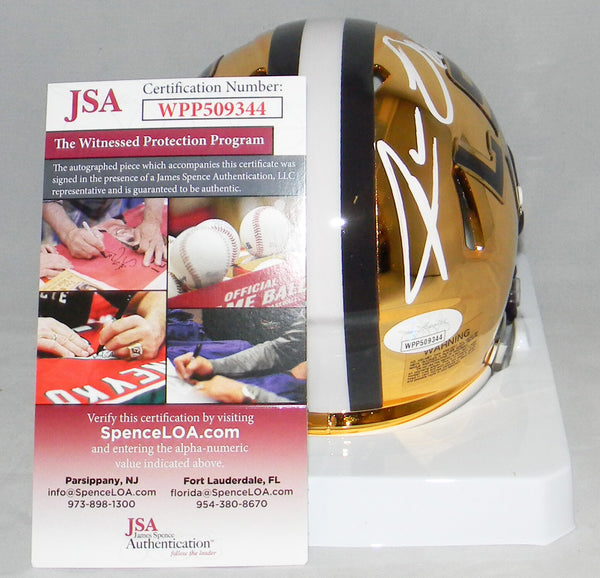 JARVIS LANDRY AUTOGRAPHED SIGNED LSU TIGERS CHROME SPEED MINI HELMET JSA