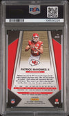 PATRICK MAHOMES SIGNED 2017 PANINI PRIZM ROOKIE #269 RC AUTO PSA 10