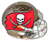 TOM BRADY SIGNED TAMPA BAY BUCCANEERS CHROME AUTHENTIC SPEED HELMET FANATICS