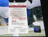 LE'VEON BELL SIGNED AUTOGRAPHED PITTSBURGH STEELERS HURDLE 16x20 PHOTO JSA