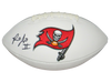 RONALD JONES II AUTOGRAPHED SIGNED TAMPA BAY BUCS BUCCANEERS LOGO FOOTBALL BAS