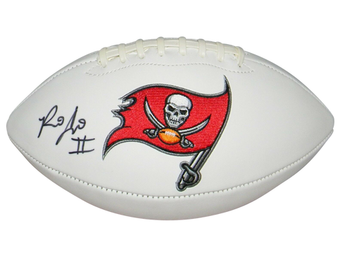 RONALD JONES II AUTOGRAPHED SIGNED TAMPA BAY BUCS BUCCANEERS LOGO FOOTBALL BAS