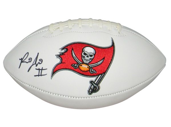 RONALD JONES II AUTOGRAPHED SIGNED TAMPA BAY BUCS BUCCANEERS LOGO FOOTBALL BAS