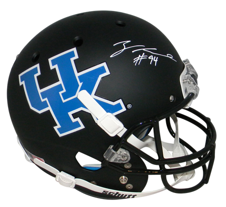 RYAN FITZPATRICK AUTOGRAPHED HARVARD CRIMSON FULL SIZE SPEED HELMET BECKETT