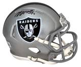 DAVANTE ADAMS AUTOGRAPHED LAS VEGAS RAIDERS FLASH MINI HELMET BECKETT