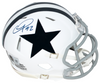 QUINNEN WILLIAMS SIGNED DALLAS COWBOYS WHITE SPEED MINI HELMET BECKETT