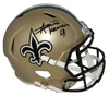 ALVIN KAMARA AUTOGRAPHED NEW ORLEANS SAINTS FULL SIZE SPEED HELMET BECKETT