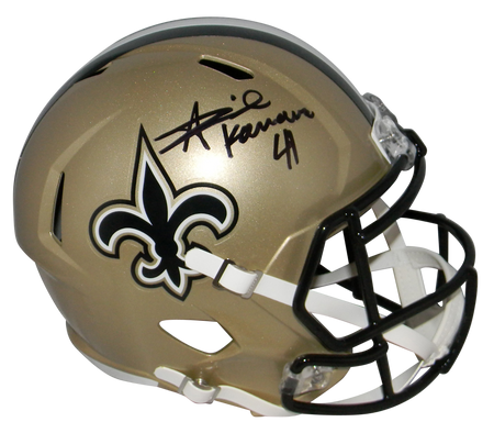 ALVIN KAMARA SIGNED NEW ORLEANS SAINTS ECLIPSE FULL SIZE SPEED HELMET BECKETT