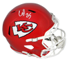 CLYDE EDWARDS-HELAIRE SIGNED KANSAS CITY CHIEFS FULL SIZE SPEED HELMET BECKETT