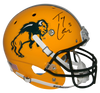 TREY LANCE SIGNED NORTH DAKOTA STATE BISON YELLOW FULL SIZE HELMET BECKETT