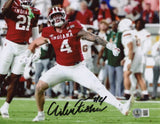 AIDEN FISHER AUTOGRAPHED INDIANA HOOSIERS VS MIAMI 8x10 PHOTO BECKETT