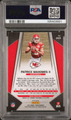 PATRICK MAHOMES SIGNED 2017 PANINI PRIZM ROOKIE RC #269 PSA 9 AUTO 10