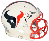 DAVID MONTGOMERY SIGNED HOUSTON TEXANS RETRO SPEED MINI HELMET BECKETT