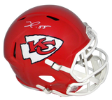 FRANK CLARK AUTOGRAPHED KANSAS CITY CHIEFS FULL SIZE SPEED HELMET JSA