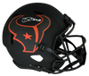 DAVIS MILLS SIGNED HOUSTON TEXANS ECLIPSE FULL SIZE SPEED HELMET BECKETT