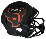 DAVIS MILLS SIGNED HOUSTON TEXANS ECLIPSE FULL SIZE SPEED HELMET BECKETT