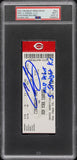 CHASE BURNS SIGNED MLB DEBUT TICKET 6/24/25 CINCINNATI REDS PSA 9 AUTO 10