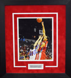 DREW GORDON SIGNED NEW MEXICO LOBOS 8x10 FRAMED PHOTO COA