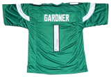 AHMAD SAUCE GARDNER SIGNED AUTOGRAPHED NEW YORK JETS #1 GREEN JERSEY BECKETT