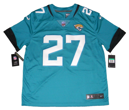 LEONARD FOURNETTE SIGNED JACKSONVILLE JAGUARS NIKE LIMITED #27 JERSEY PANINI